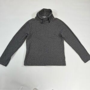 James Perse Pullover Sweatshirt Men's Size 2 | Heather Gray High neck